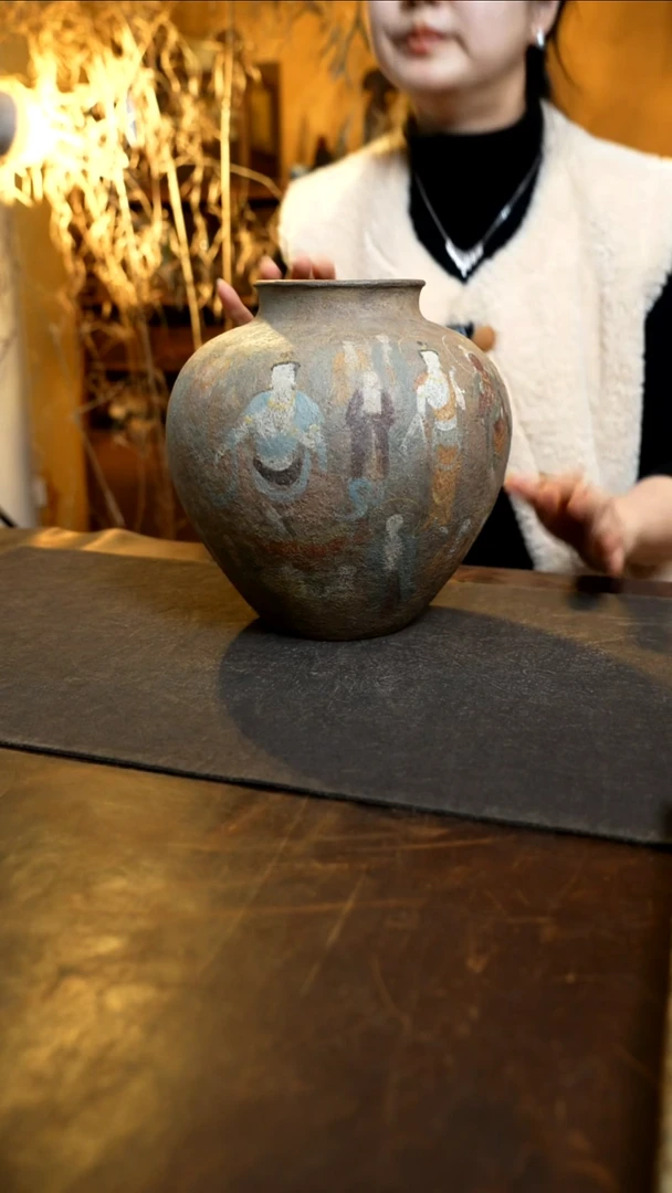 外山老师手作大花器
