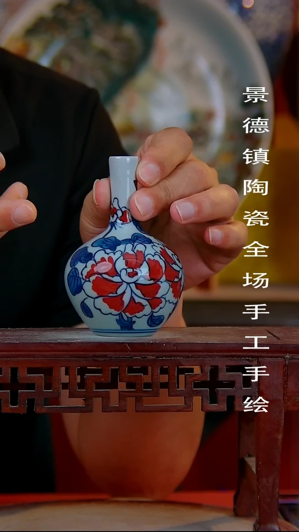 摆件景德镇陶瓷 全场手工手绘