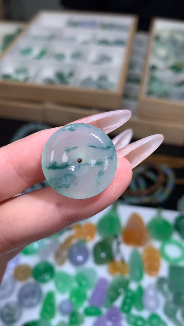 未镶嵌定制翡翠扣子
