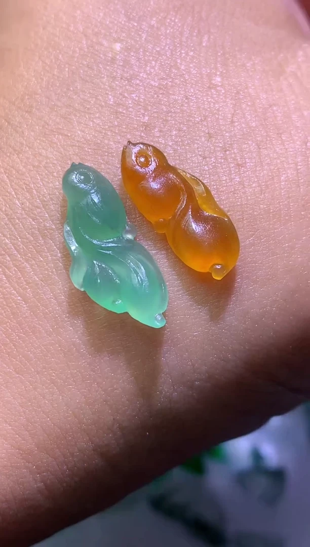 未镶嵌定制翡翠毛货