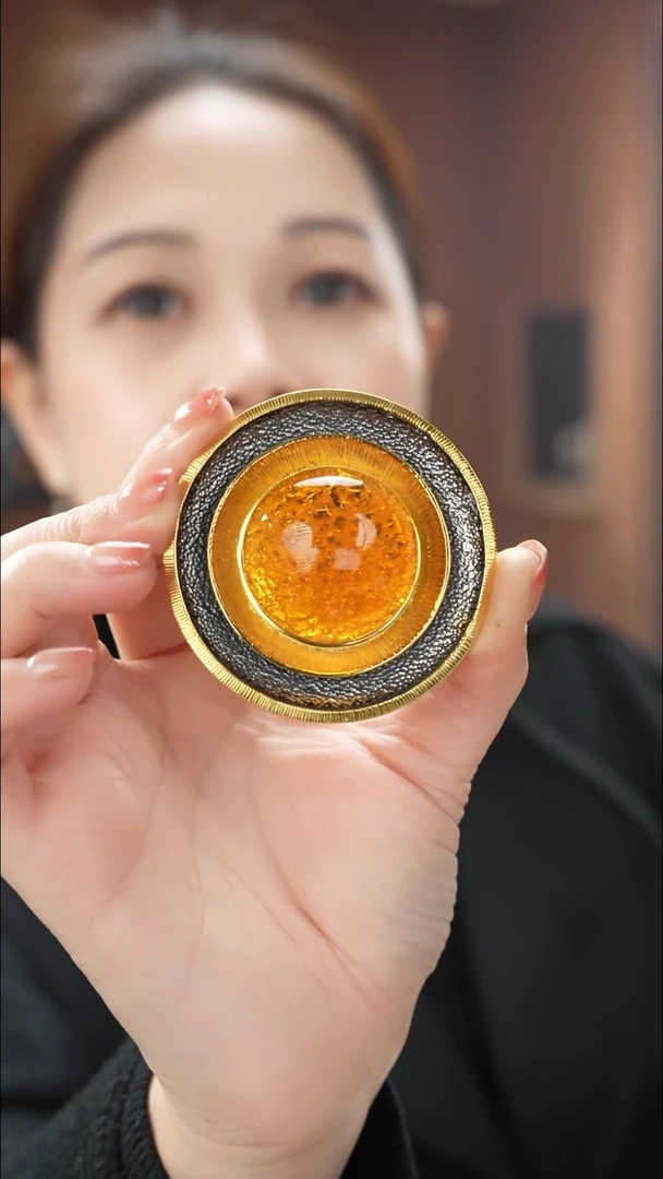 琥珀颈饰未镶嵌特色蜜蜡吊坠