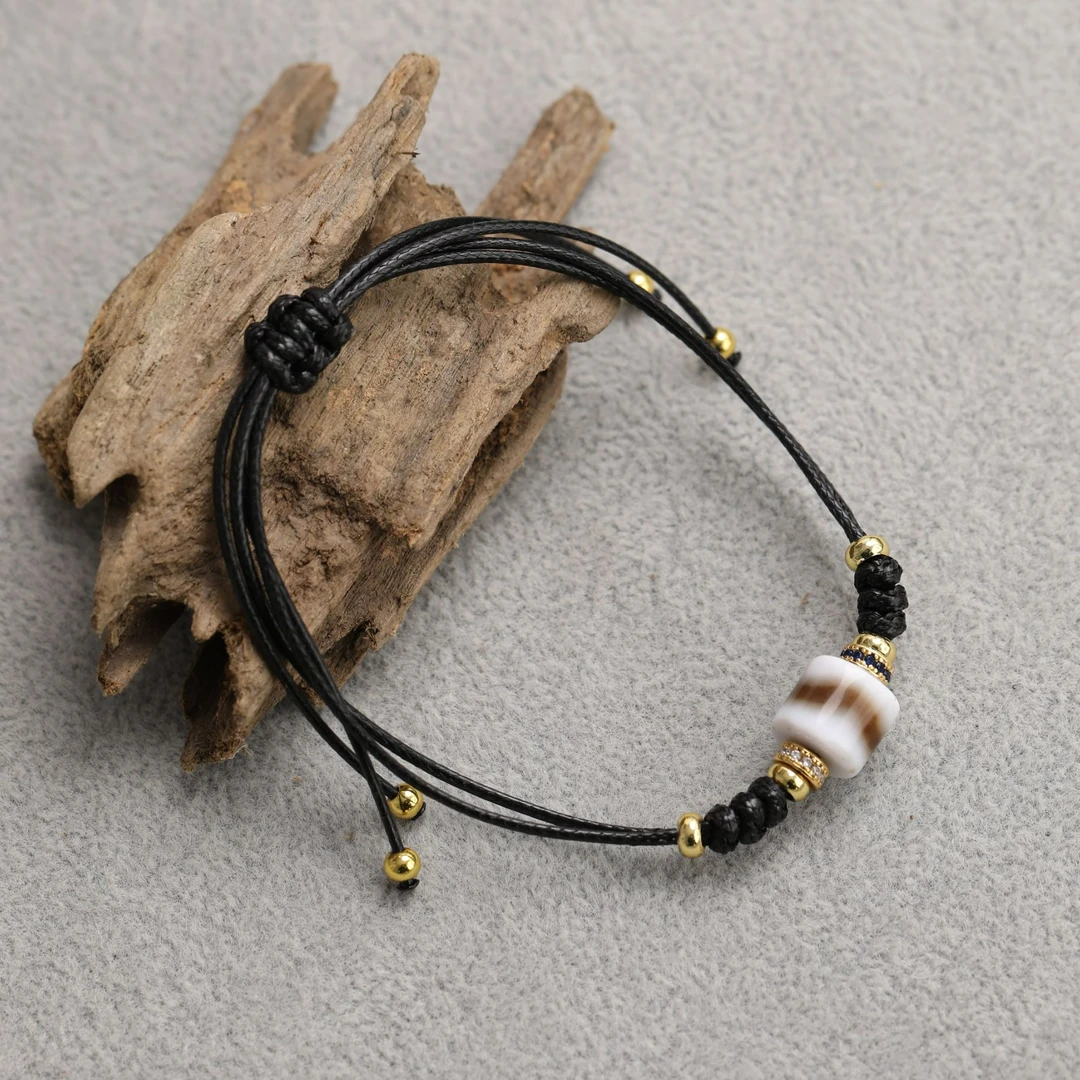 【观澜珠宝】玛瑙手串 复古民族风藏式潮流手链 多样发其一 2113