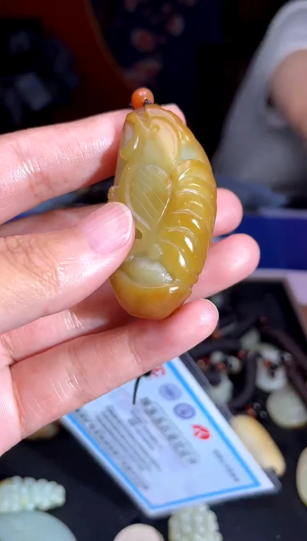 和田玉未镶嵌挂件1