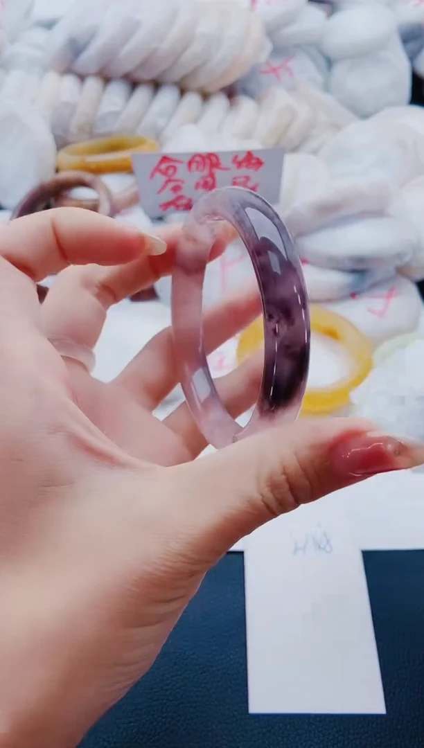 未镶嵌手镯石英质玉H148-59-60