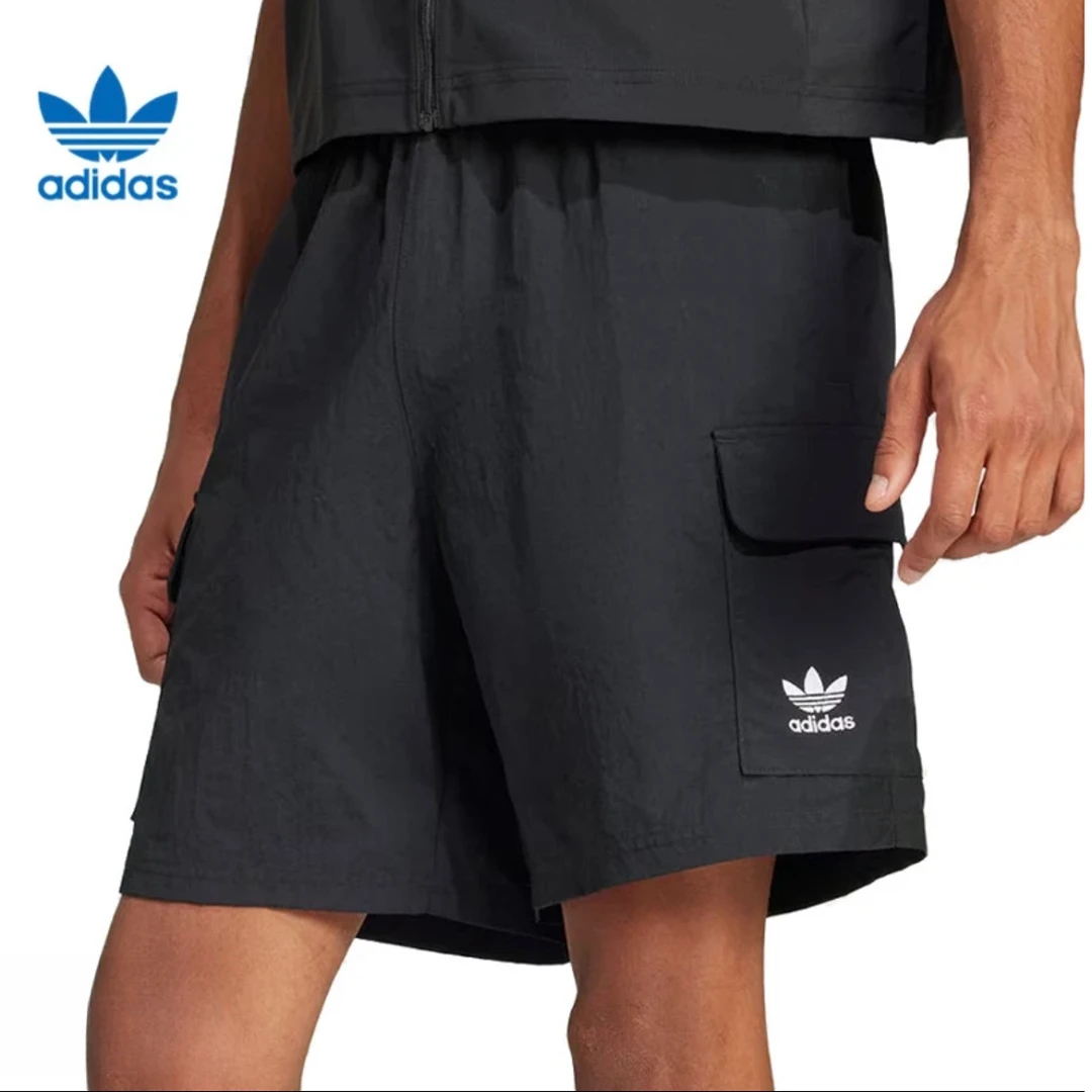 Adidas阿迪达斯三叶草夏季男子运动休闲时尚舒适五分裤短裤JD0406