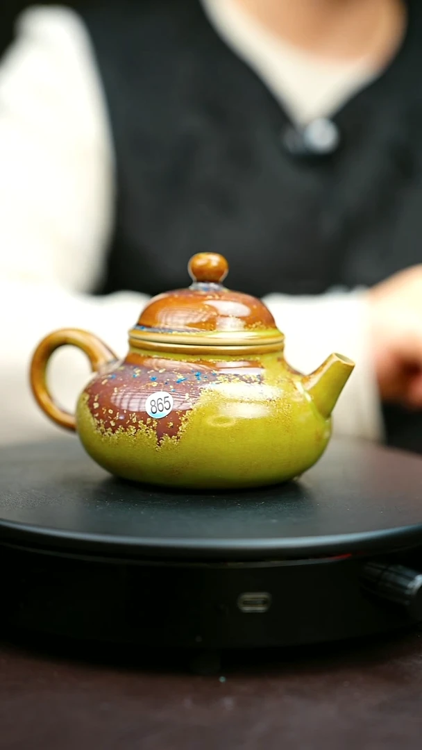 865#原矿钧瓷炉钧釉容天壶