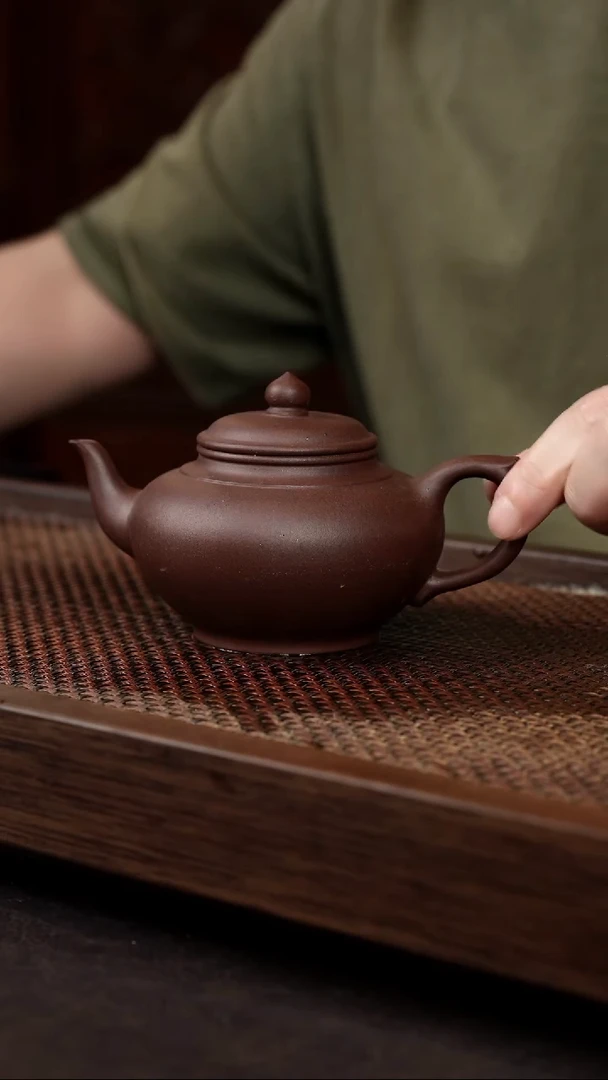 茶壶紫砂紫泥笑樱