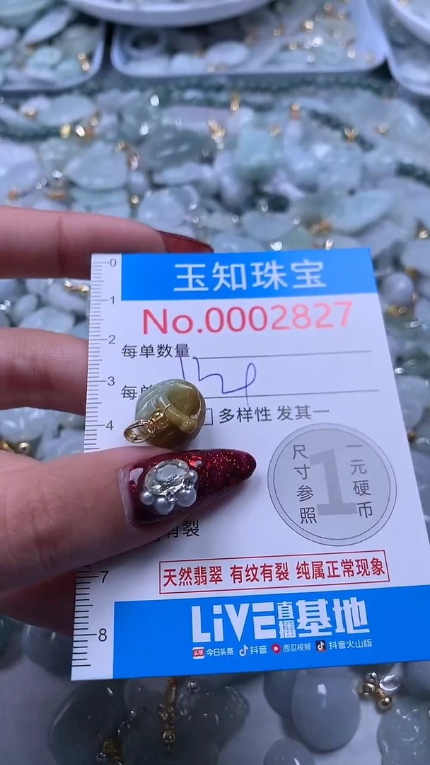 吊坠(不含链)未镶嵌翡翠2827