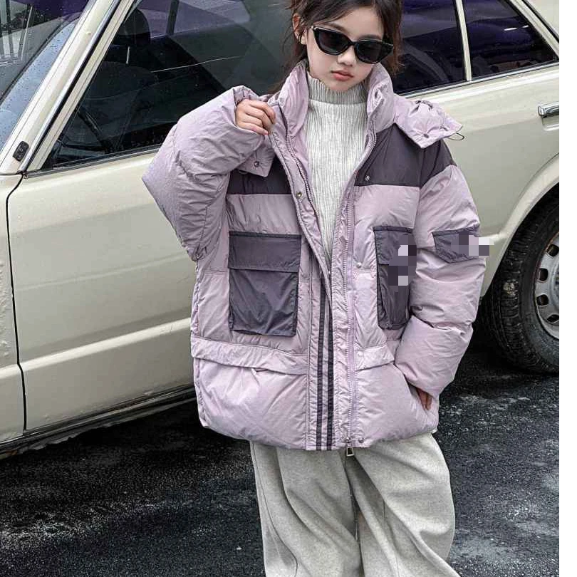 摩 2025【X】12月22日紫色男女童潮牌刺绣外套9927-