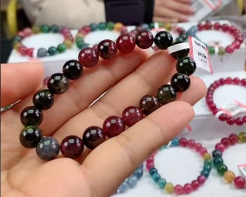 碧玺手串多样性发货