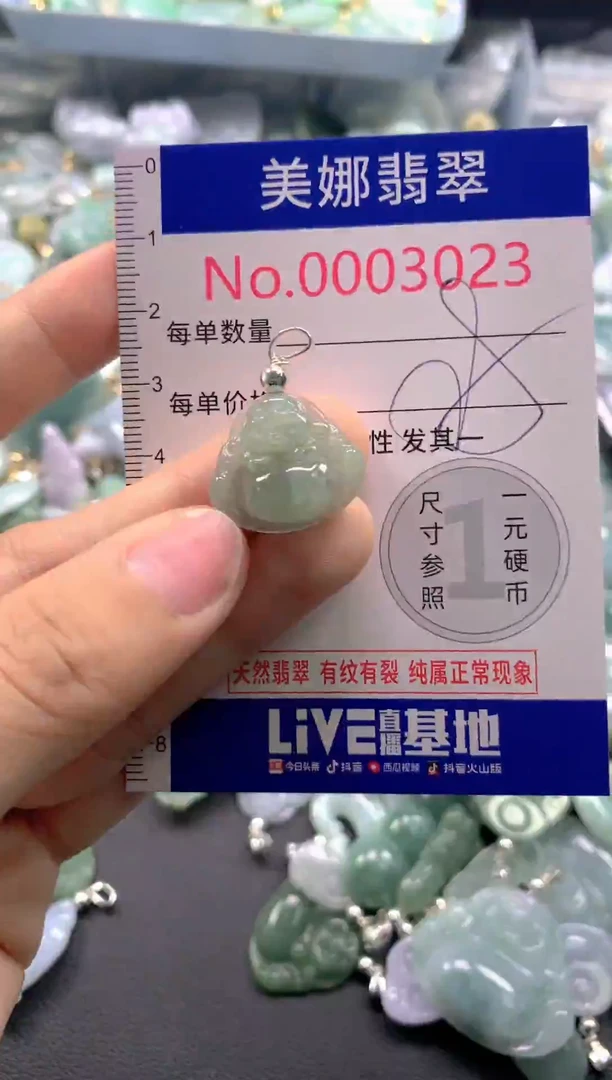 颈饰未镶嵌翡翠3023