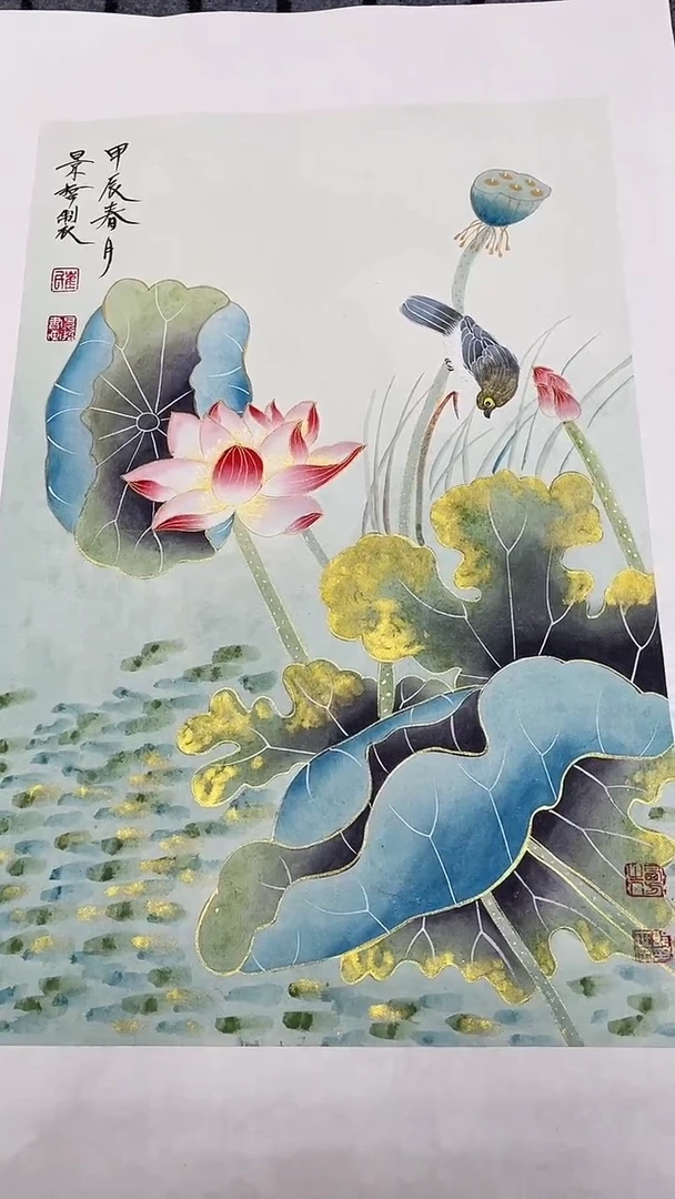 精品国画花鸟作品