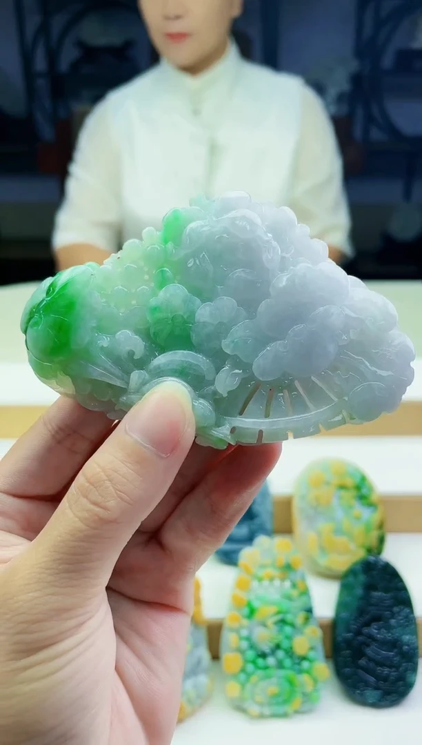 未镶嵌定制翡翠毛货09270164
