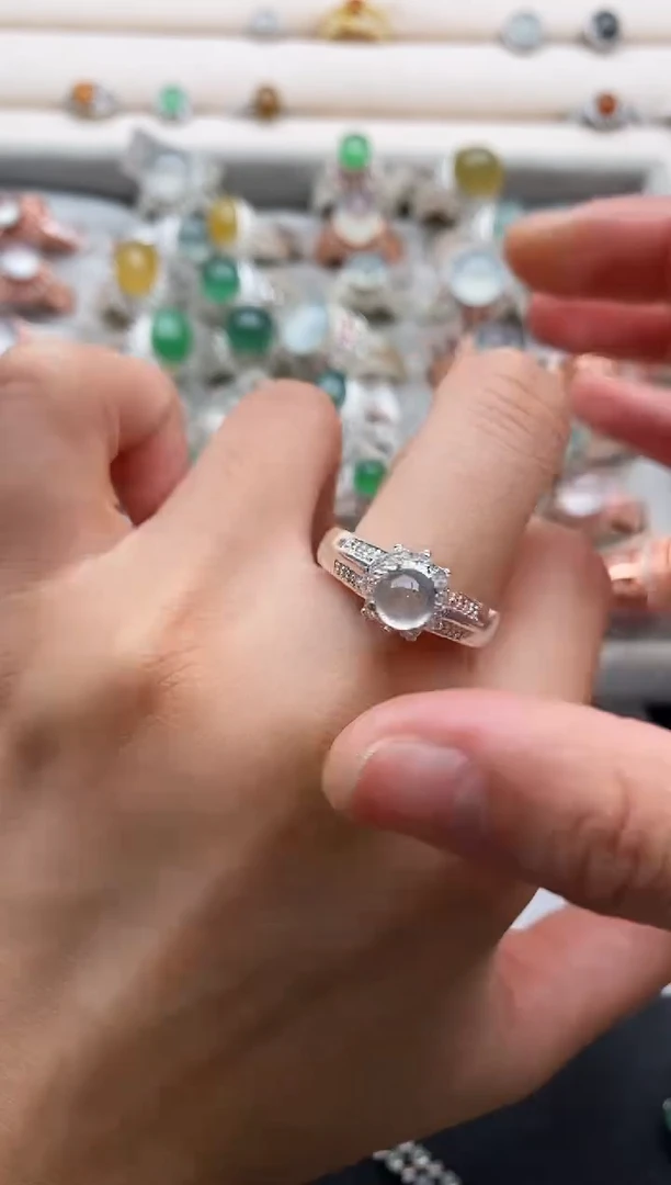 未镶嵌戒指翡翠33333333+1