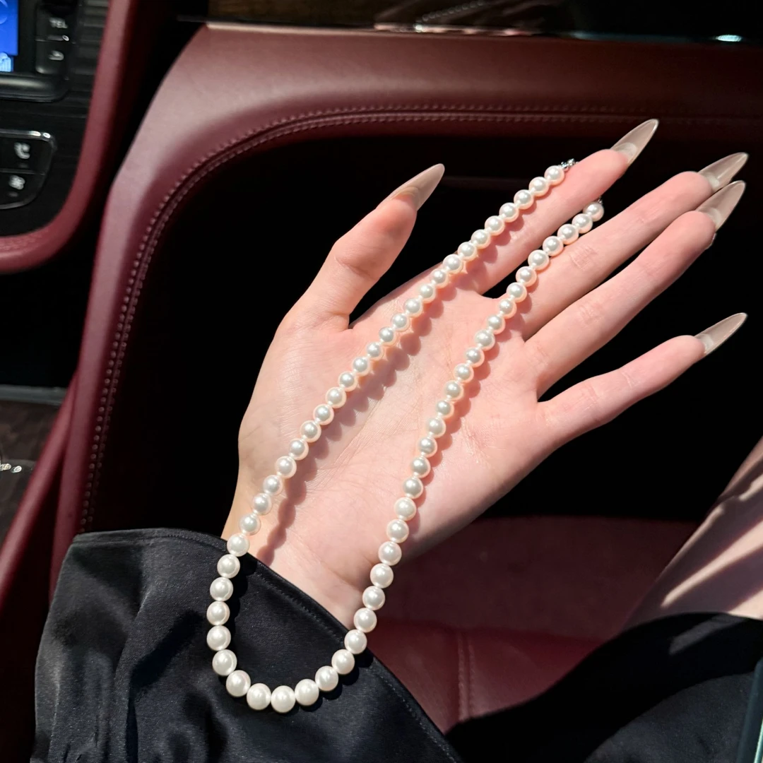 EMPRESS【6.5-7mmakoya海水珍珠公主链 正圆无暇极强光】