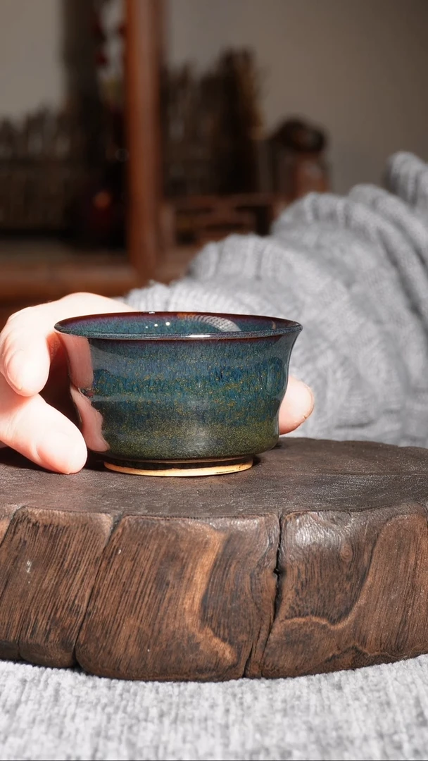 茶盏65传奇钧窑唐钧主人杯