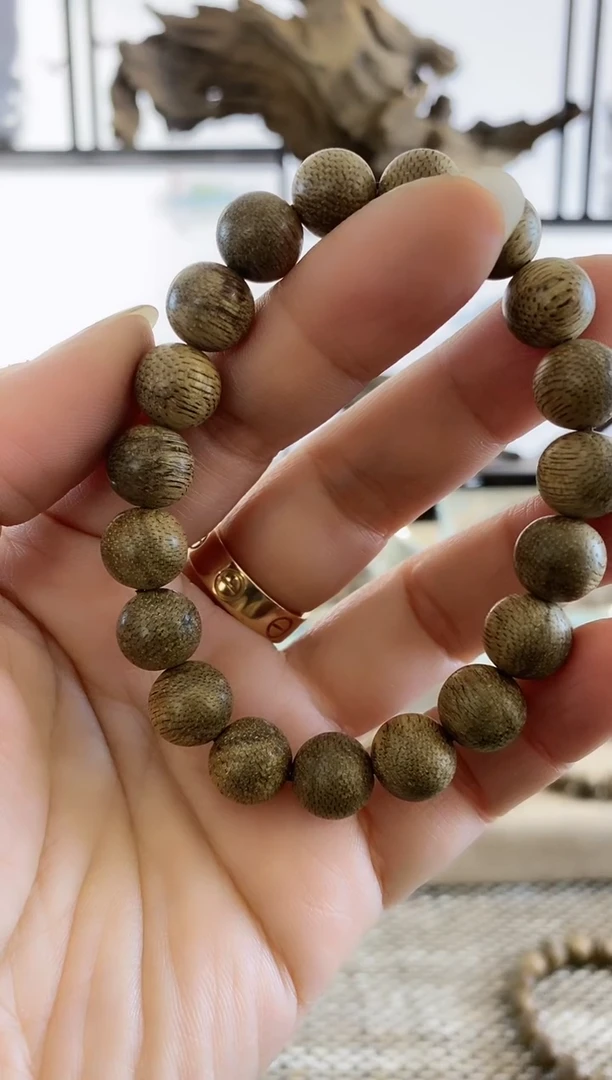 【闪购商品】沉香手串金星虎斑菩萨沉香10+MM手串