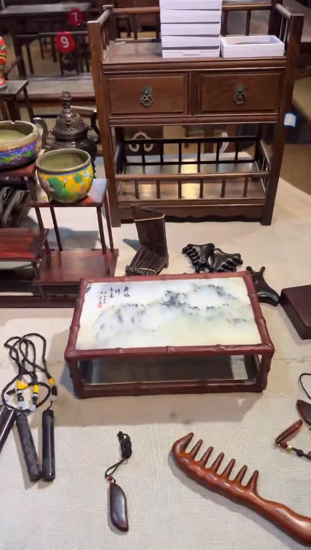 花梨木类云石底座     29/17/10高