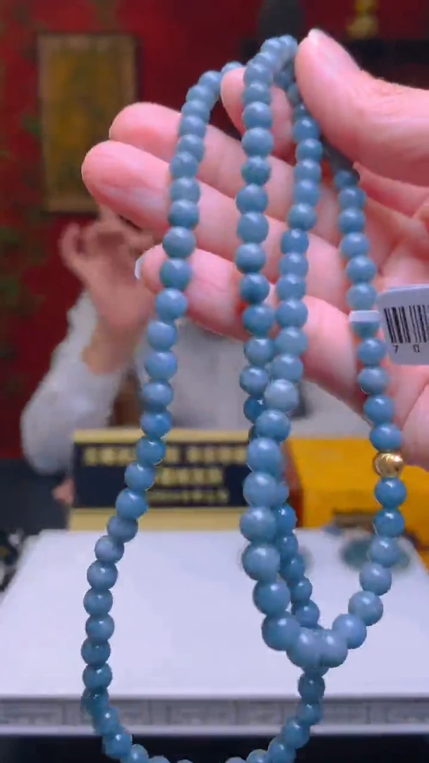 定制翡翠未镶嵌毛货闪购链接GS015-55005带珠链