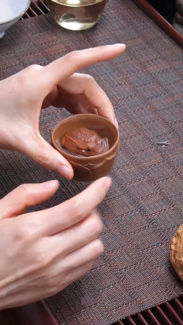 【闪购商品】紫砂茶杯张月段泥《莲花杯》