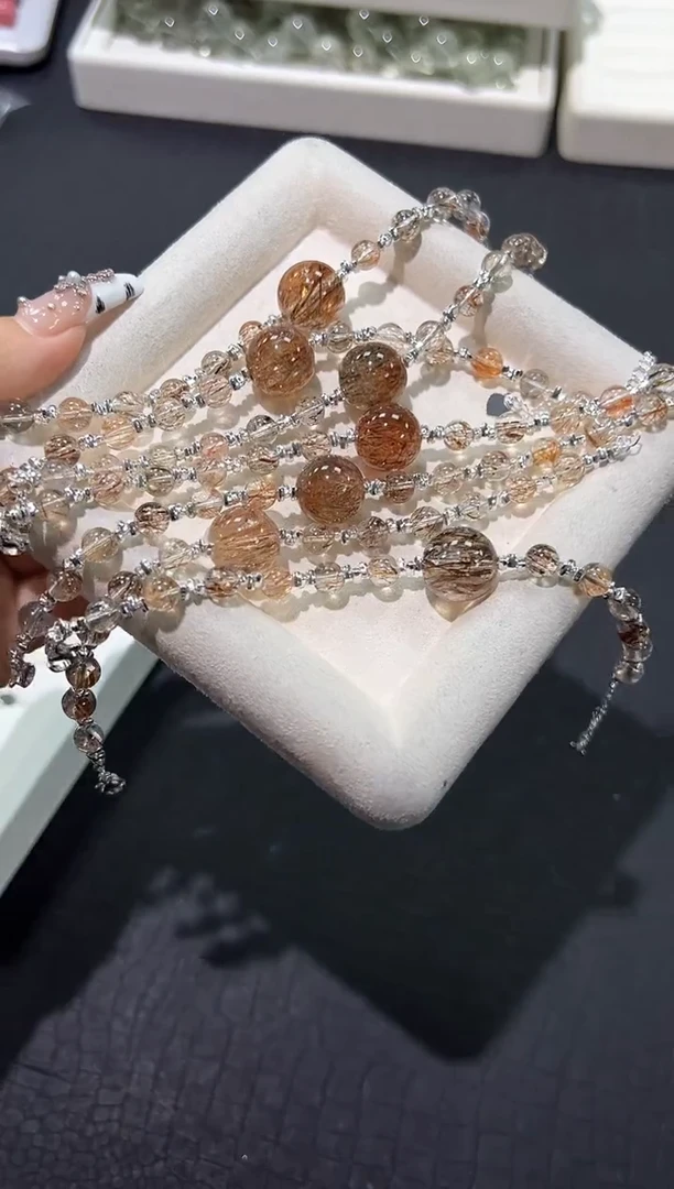 水晶手链未镶嵌7b多样性发其一【1条】默认微瑕