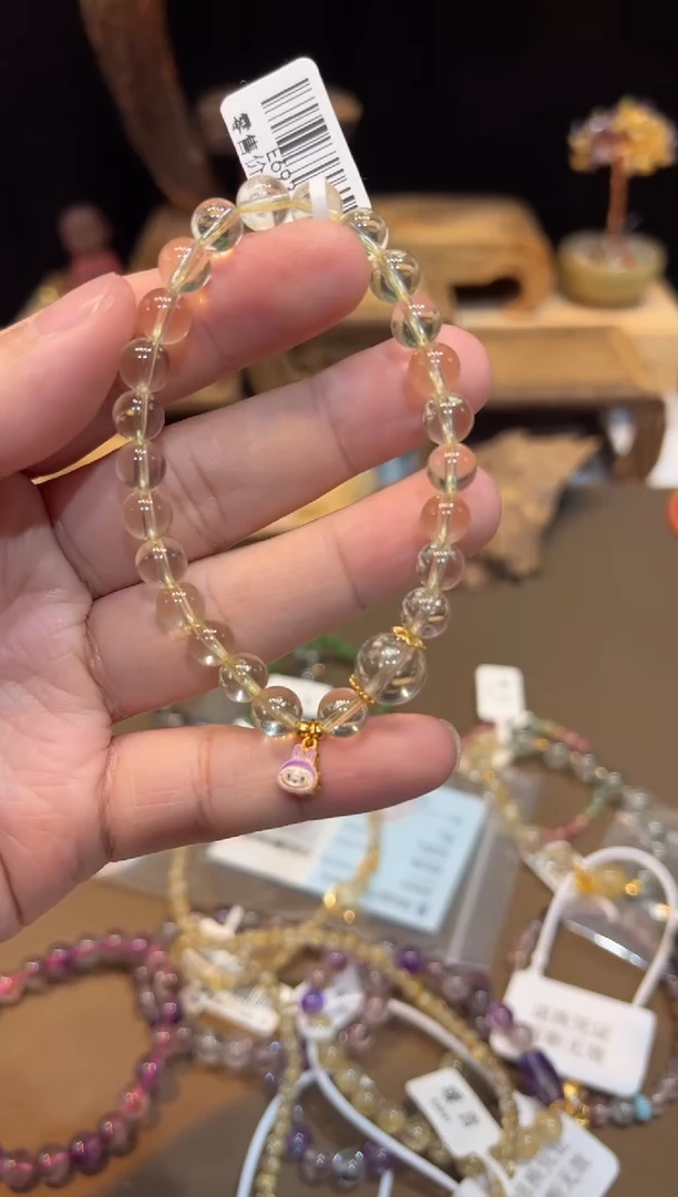 水晶手链未镶嵌手饰@@E6937