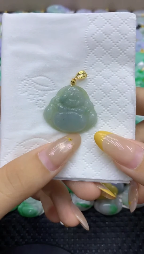 颈饰未镶嵌翡翠天然缅甸翡翠A货