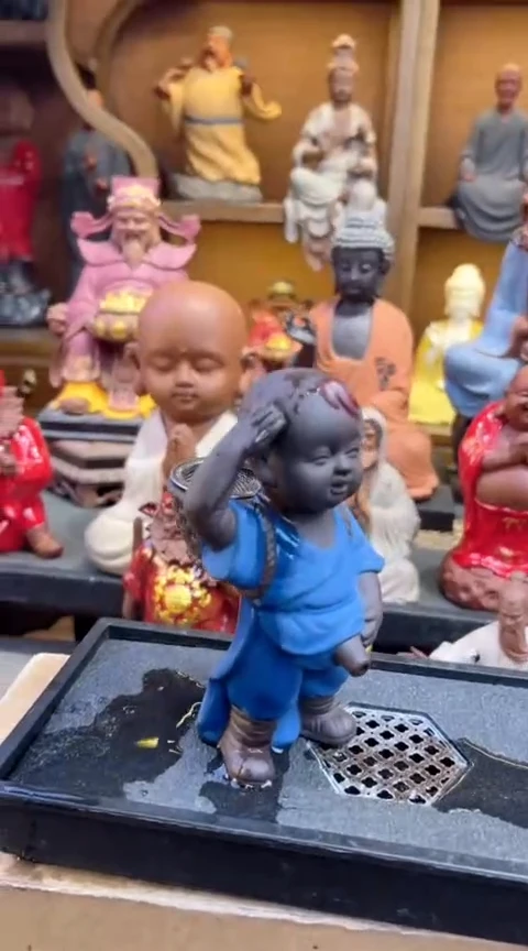 紫砂茶宠器闵茶宠摆件