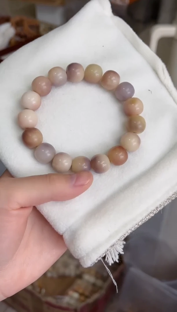 菩提根/象牙果手串q88紫美人干磨苹果12*13手串随机