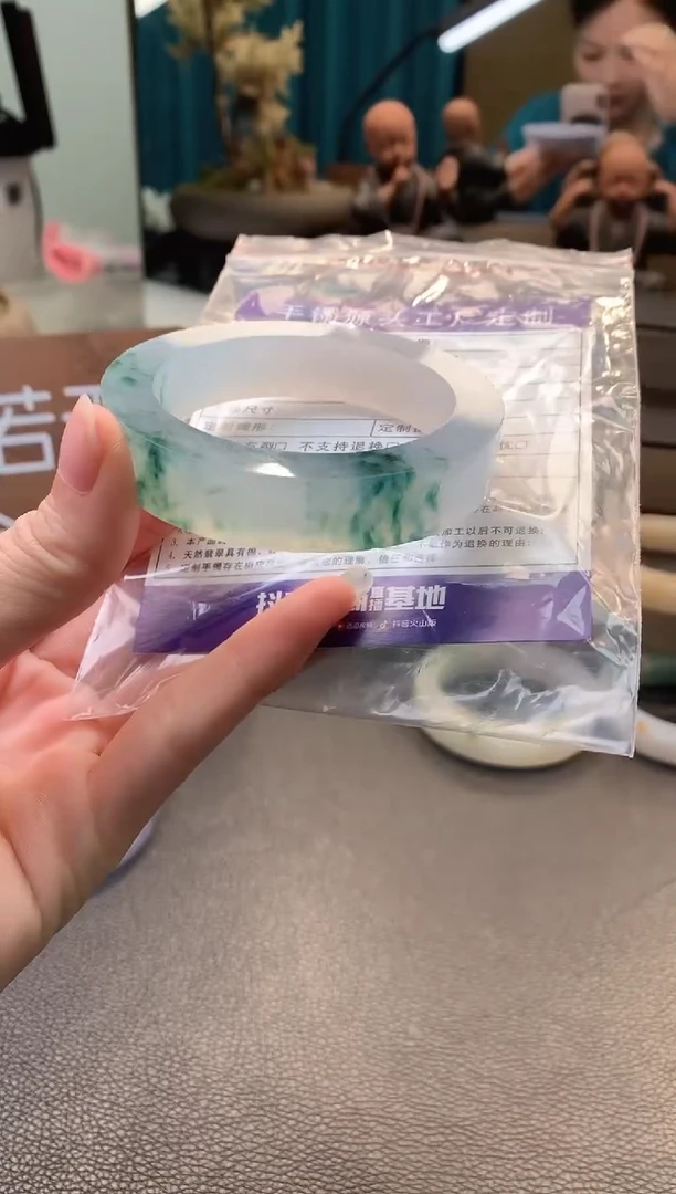 未镶嵌手镯定制翡翠梦**落定制手镯不退不换