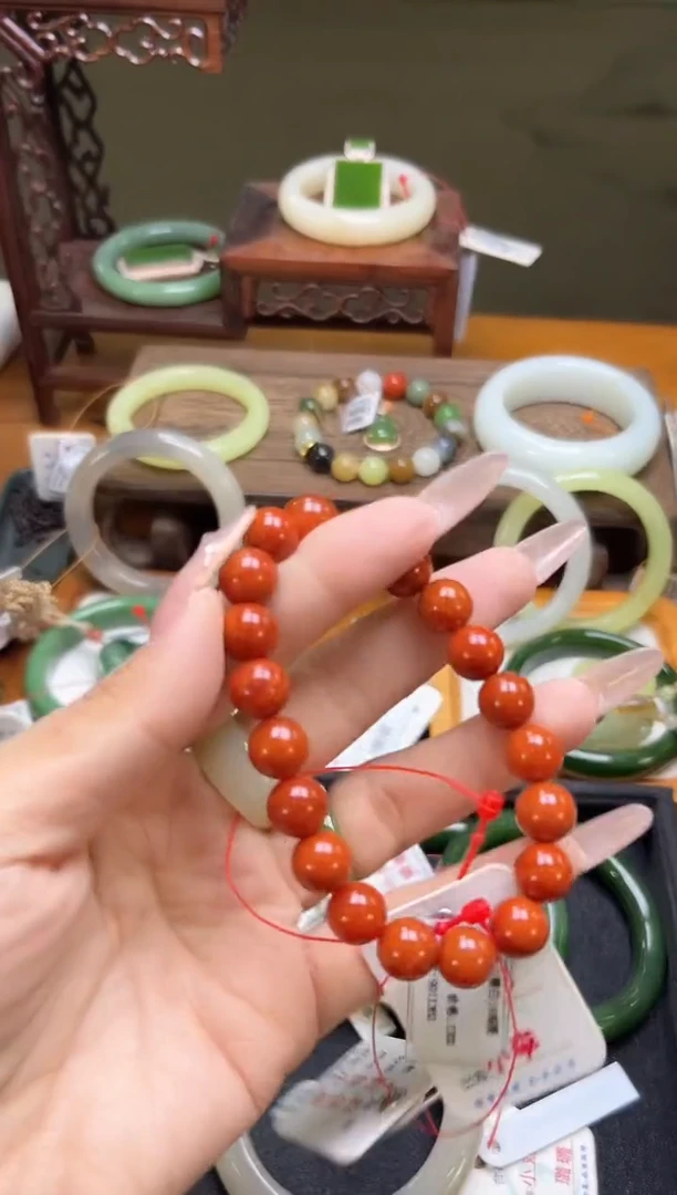 未镶嵌手串南红玛瑙卡10瓦西原矿南红 圆珠