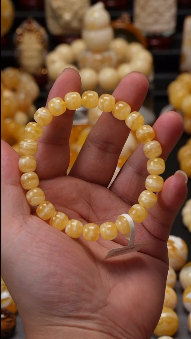 手链琥珀未镶嵌原矿天然琥珀蜜蜡