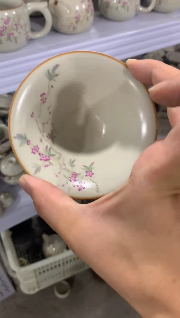 【清！一件不留】汝窑、茶壶盖碗茶杯主人杯微矿点