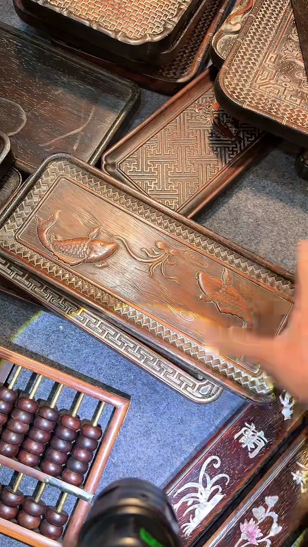 【闪购商品】非洲紫檀（红花梨）赏盘