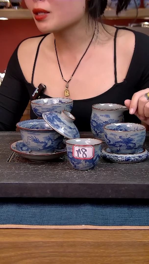 简装家用款13件套 老陶泥开片纹陶瓷茶具
