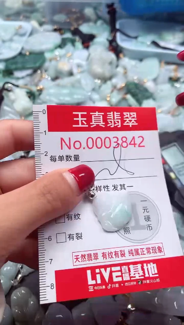 颈饰未镶嵌翡翠3842