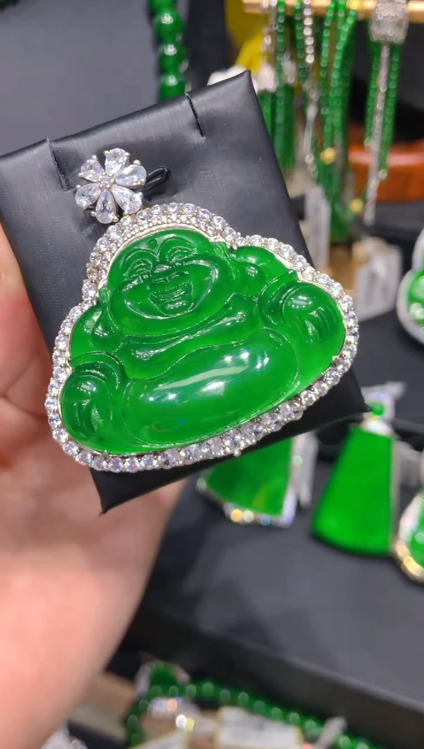 翡翠银S925镶嵌颈饰26一季