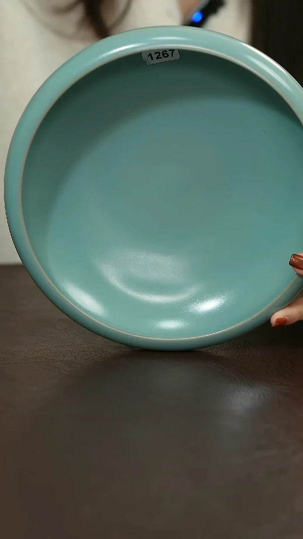 摆件瓷1267微瑕原矿原釉汝宋汝瓷