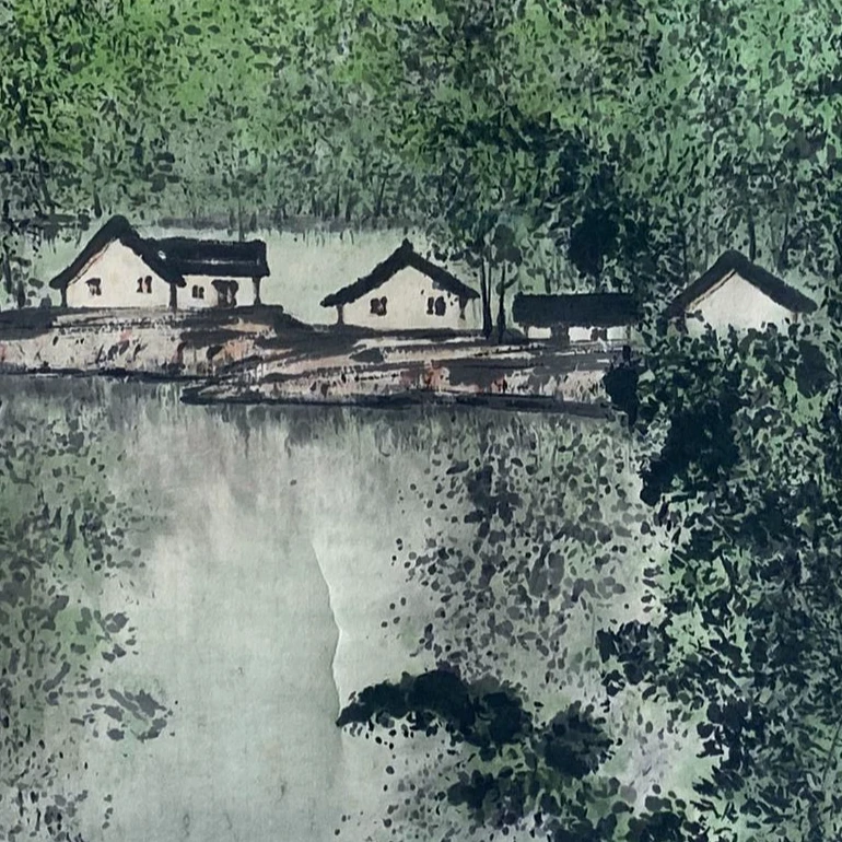 DZ11014 山水 纸本 136*67