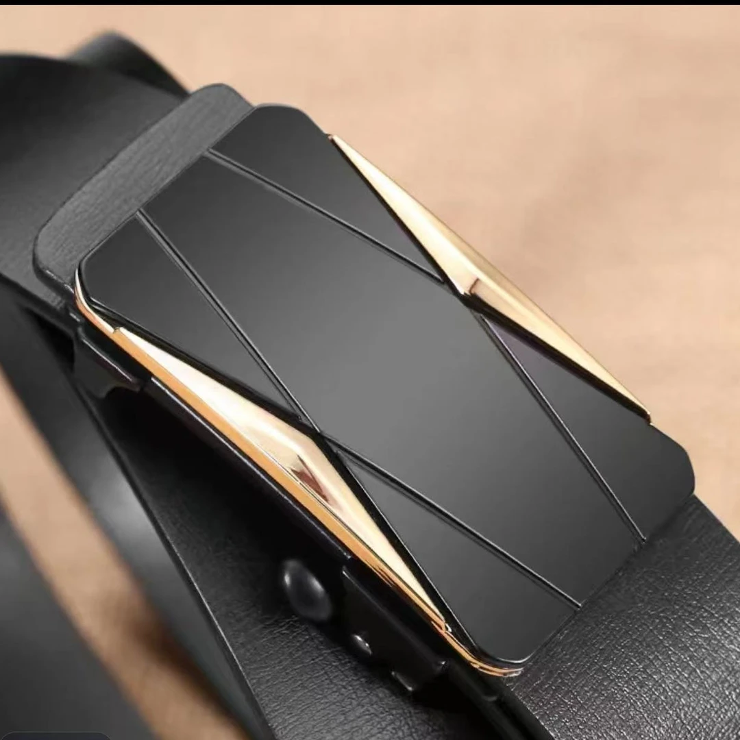 莱肯福利品-腰带潮男士裤带商务男款百搭黑色双面长款Q3