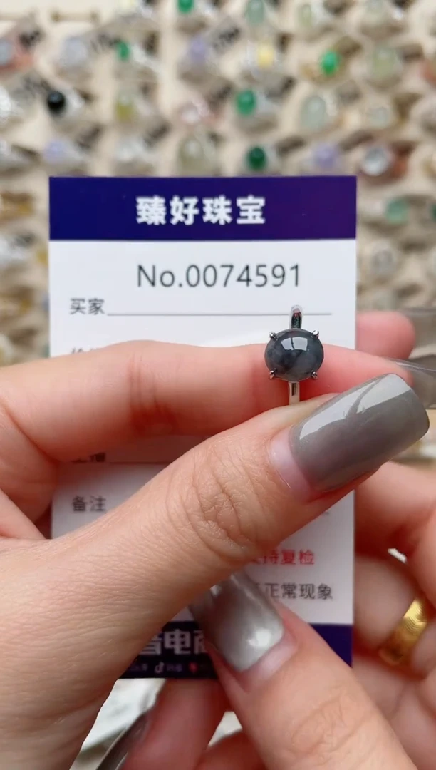 【闪购商品】翡翠戒指银S925镶嵌............