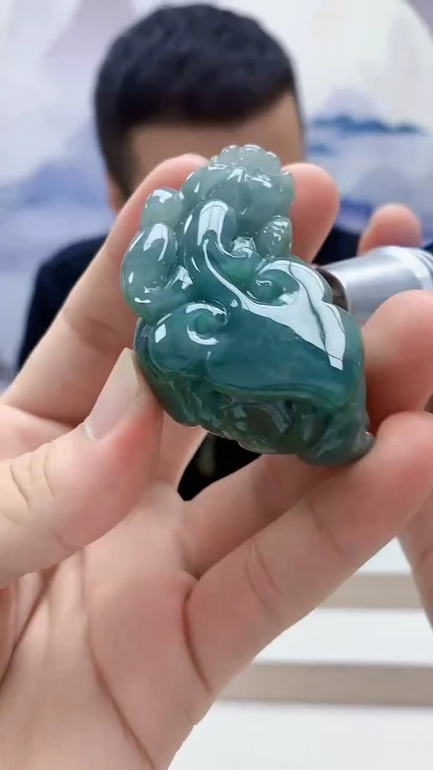 未镶嵌定制翡翠4898bb-毛货挂件18