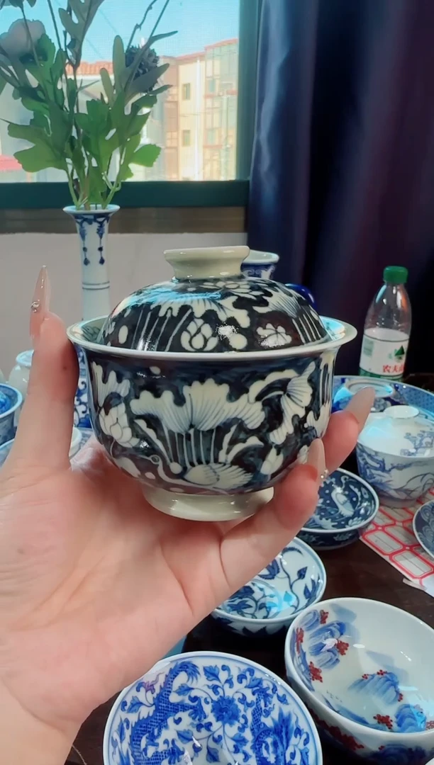 瓷片景德镇瓷器茶器茶杯