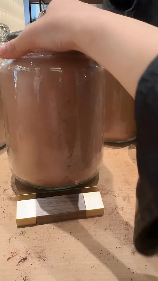 香粉长安荔枝香香粉玻璃罐700克