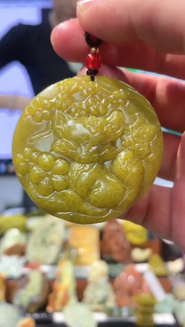 【闪购商品】岫玉吊坠未镶嵌·