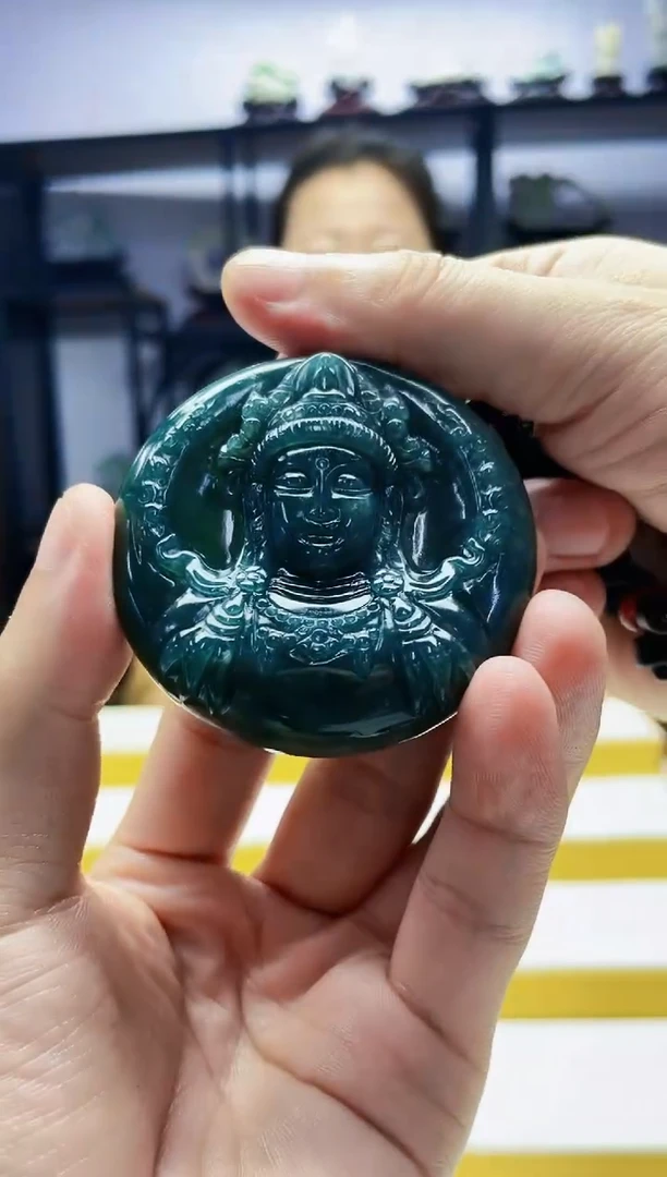 定制翡翠未镶嵌毛货07090213多样性发其一