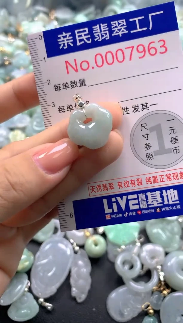 颈饰未镶嵌翡翠7963