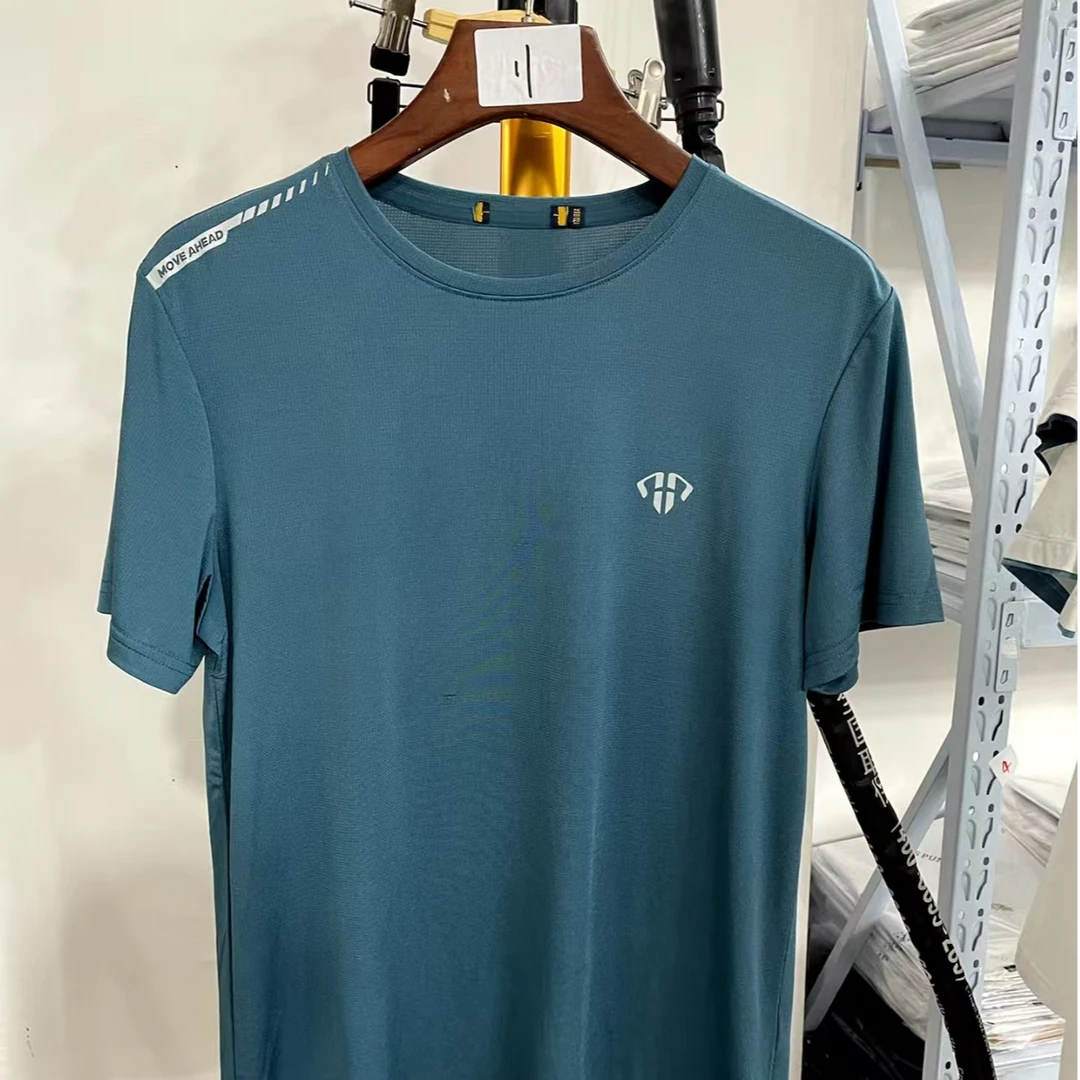 男t恤短袖网眼透气速干衣凉感夏季男士冰丝短袖11