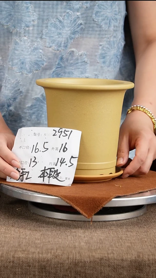 紫砂花盆花卉工艺2951+z