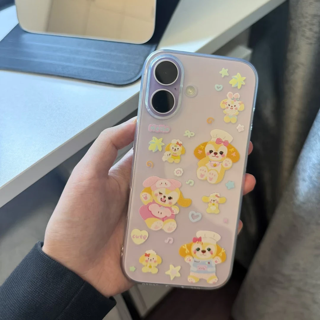 可爱饼饼适用苹果iPhone17pro14小米15promax华为p80手机壳防摔xr